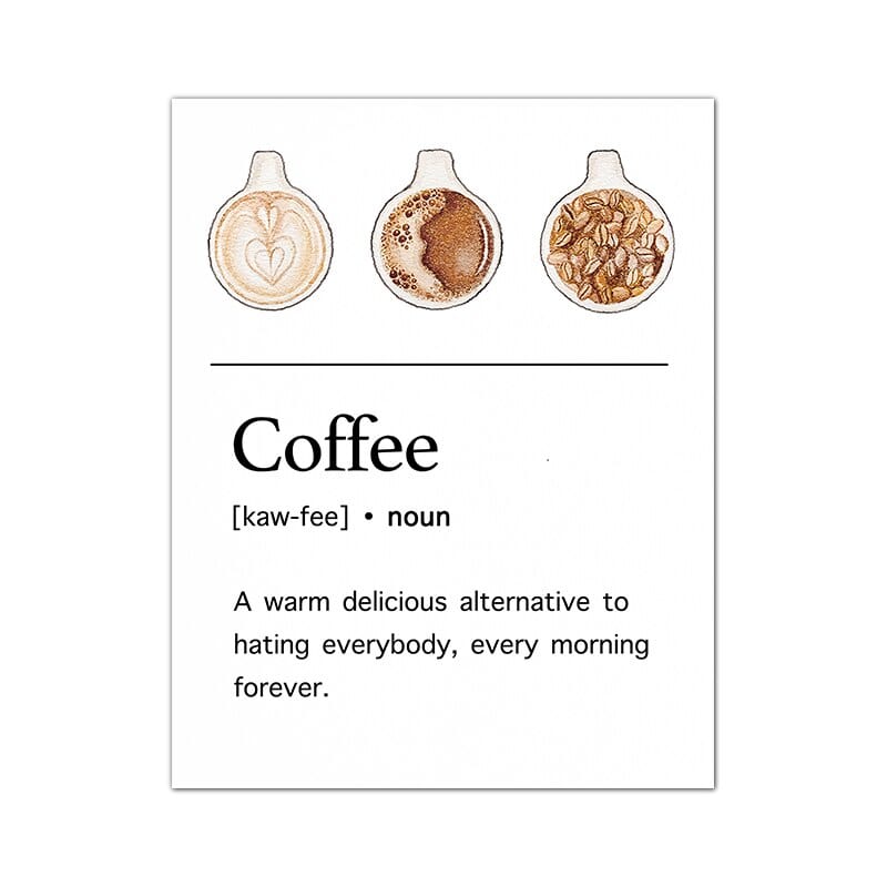 Arthia Designs - The Coffee Handbook Canvas Art - Review