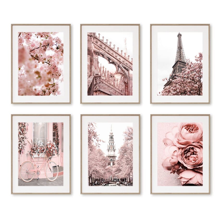 Arthia Designs - Vintage Pink Paris Lifestyle Canvas Art - Review