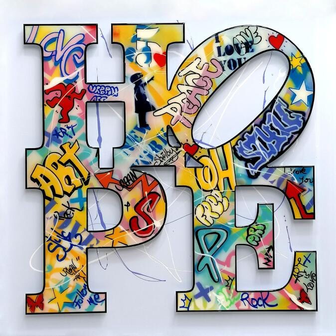 Arthia Designs - Hope and Love Graffiti Canvas Art - Review