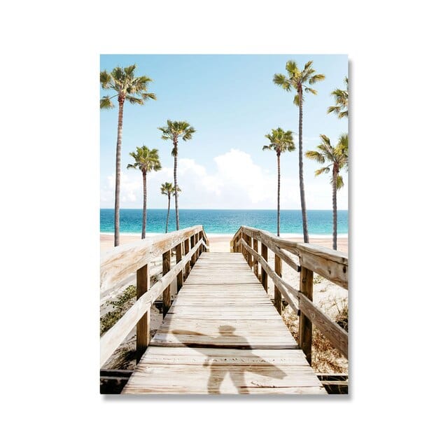 Arthia Designs - Modern Tropical Beach Landscape Canvas Art - Review