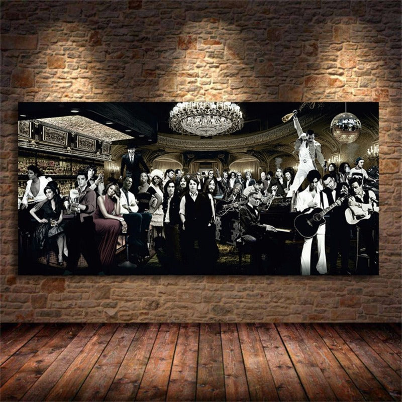 Arthia Designs - Legendary Musicians Gathering Canvas Art - Review