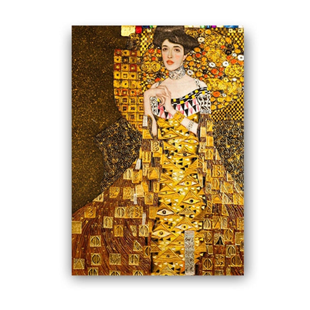 Arthia Designs - The Kiss Abstract Gustav Klimt Canvas Art - Review