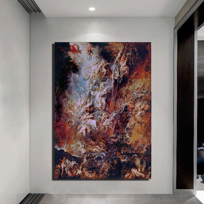 Arthia Designs - The Fall of the Damned Painting Canvas Art - Review