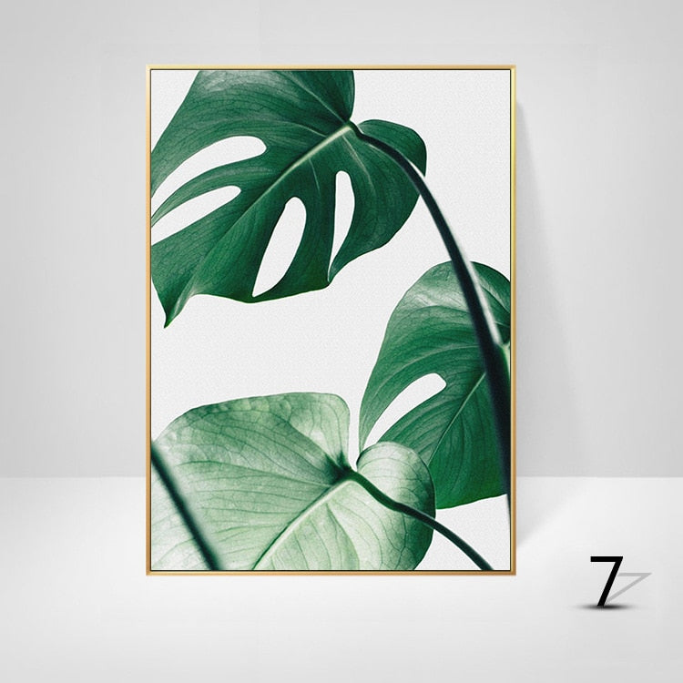 Arthia Designs - Green Plant Leaves Pineapple Canvas Art - Review