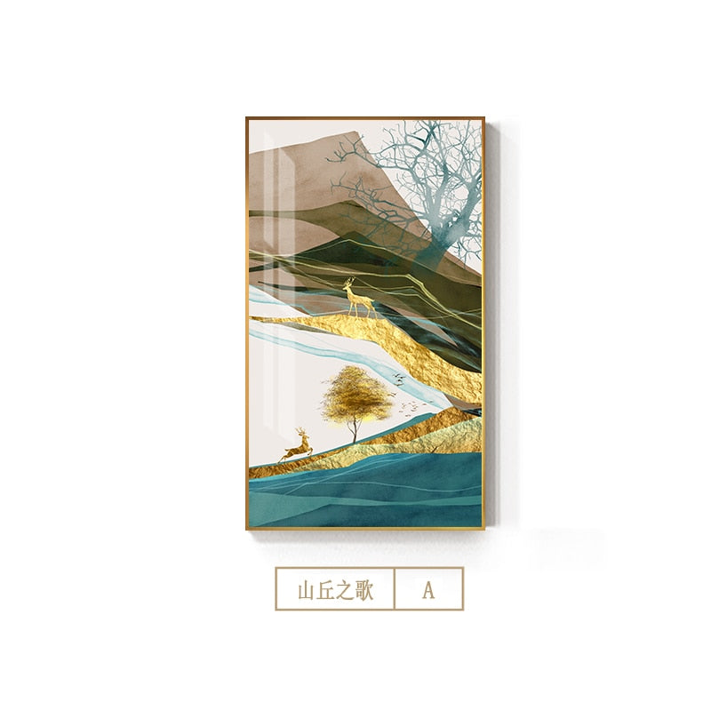 Arthia Designs - Abstract Nature Panorama Canvas Art - Review