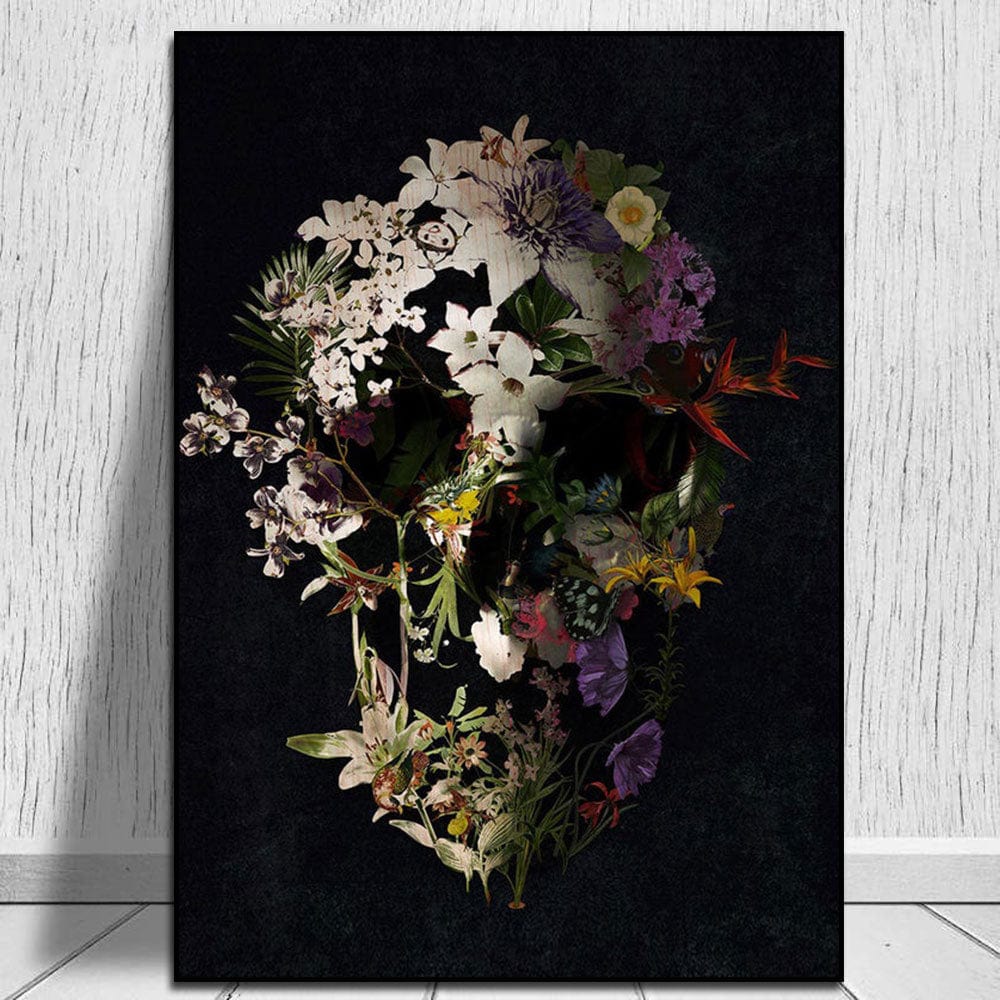 Arthia Designs - Flower Skull Canvas Art - Review