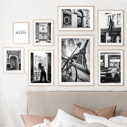 Arthia Designs - Black & White Paris Lifestyle Canvas Art - Review