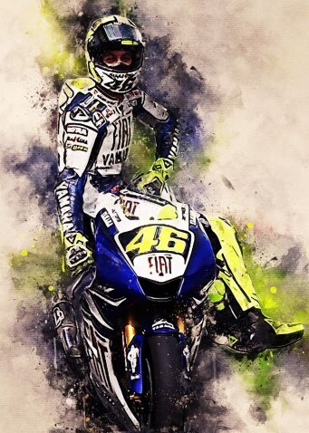 Arthia Designs - Watercolor Moto GP Canvas Art - Review