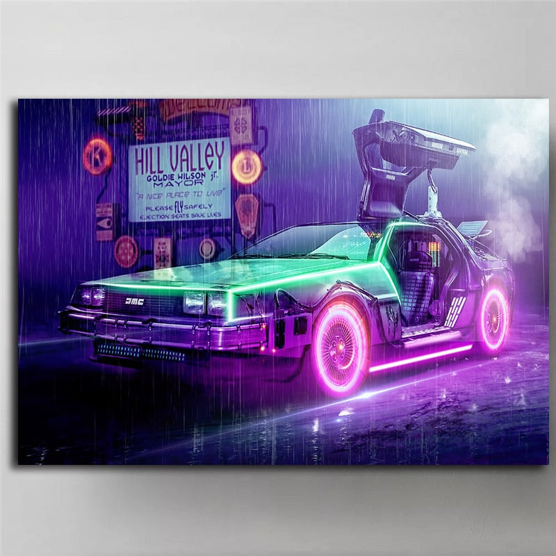 Arthia Designs - Cyberpunk Car Canvas Art - Review