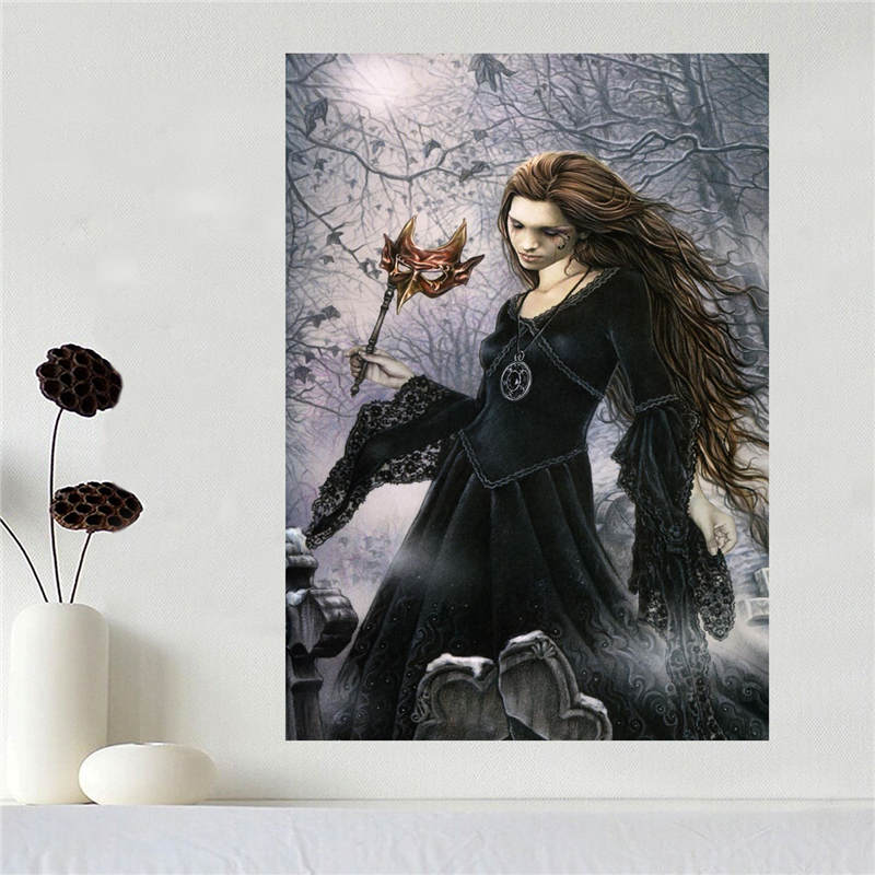 Arthia Designs - Little Girl Witches Canvas Art - Review