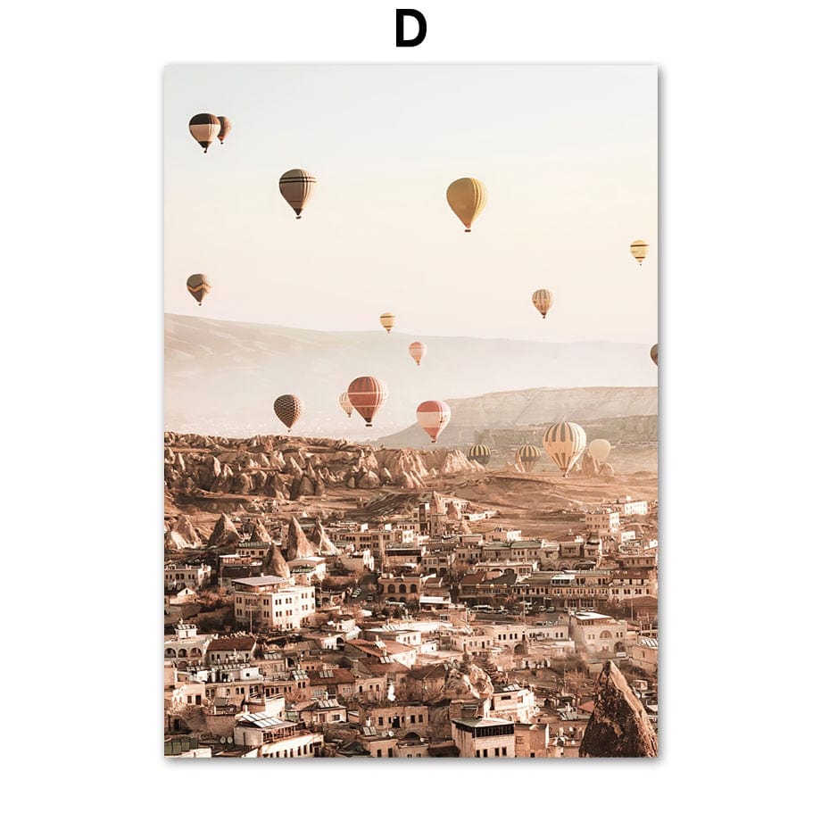 Arthia Designs - Cappadocia Hot Air Balloon Resort Canvas Art - Review