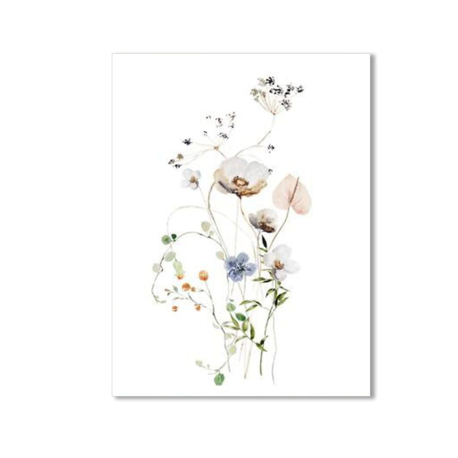 Arthia Designs - Watercolor Mix Flowers Canvas Art - Review