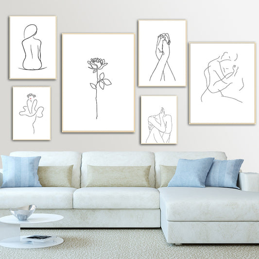 Arthia Designs - One-Line Romantic Lady Canvas Art - Review