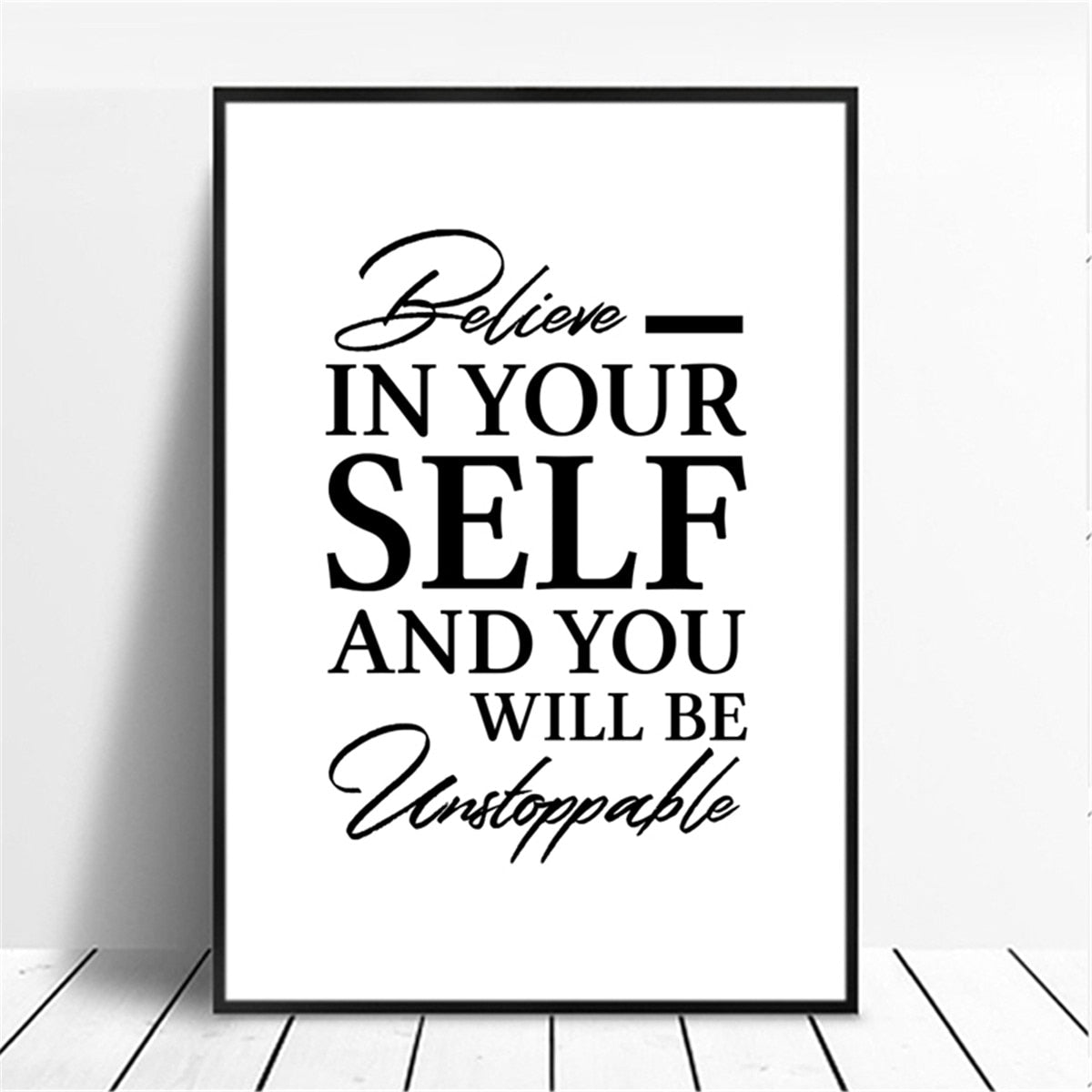 Arthia Designs - Minimalist Black and White Quotes Canvas Art - Review