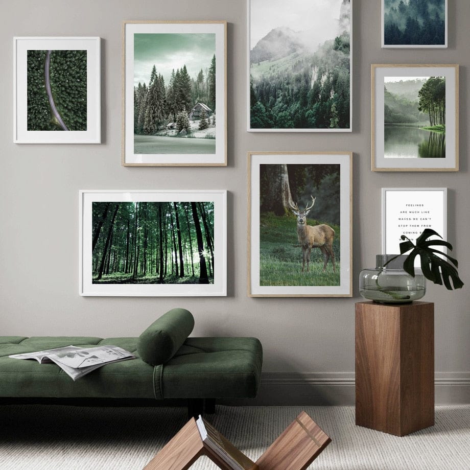 Arthia Designs - Foggy Montane Forest Canvas Art - Review