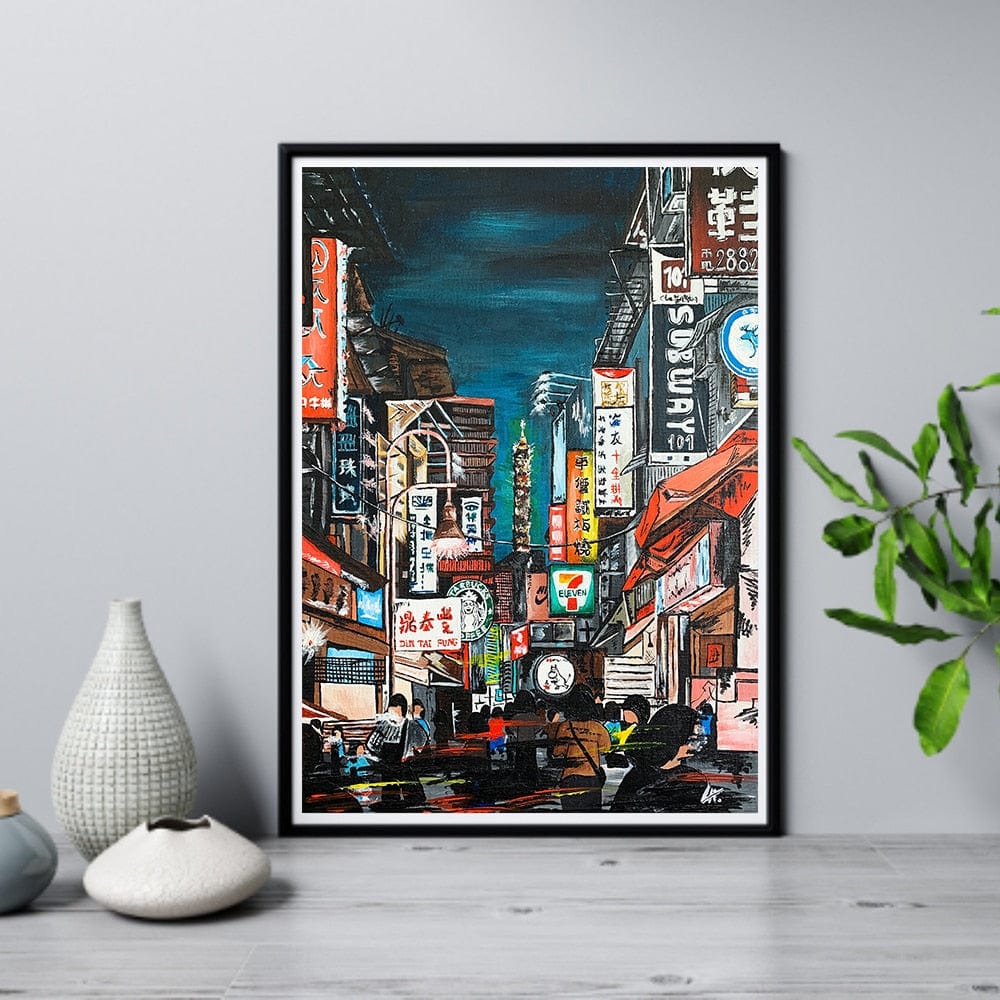 Arthia Designs - Vintage Night Chinatown Canvas Art - Review