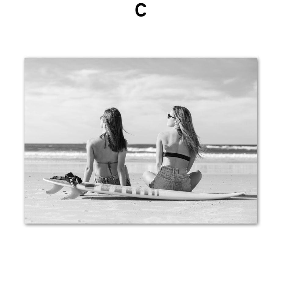 Arthia Designs - Black and White Venice Beach Canvas Art - Review