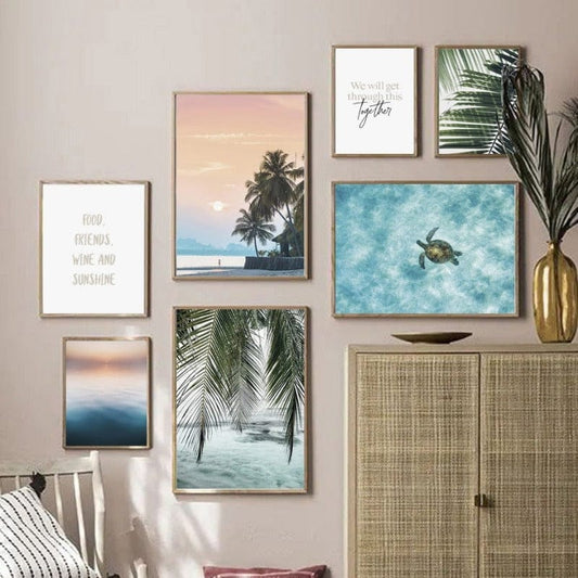 Arthia Designs - Palm Beach Sunshine Landscape Canvas Art - Review