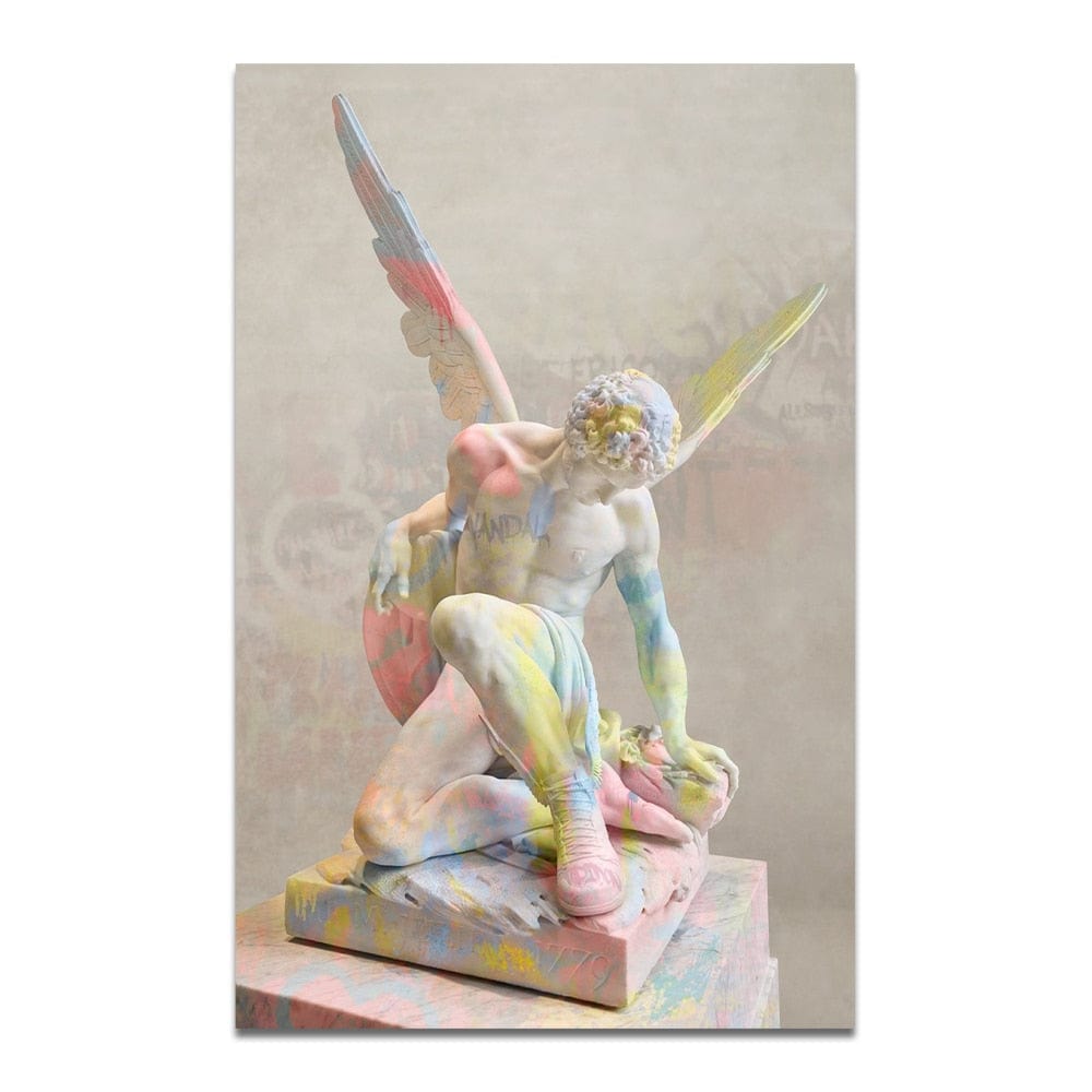 Arthia Designs - Graffiti Renaissance Angel Sculpture Canvas Art - Review