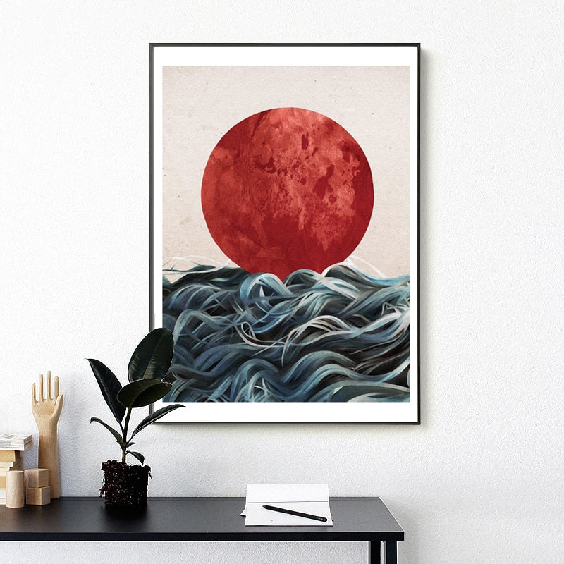 Arthia Designs - Japanese Sunrise Canvas Art - Review