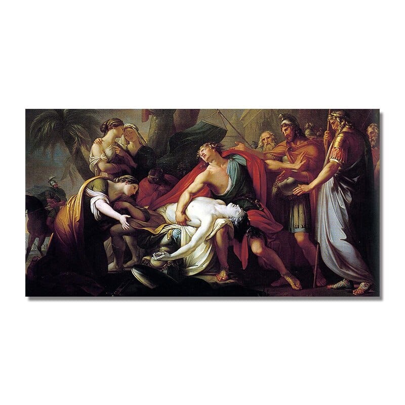 Arthia Designs - Achilles Lamenting the Death of Patroclus Canvas Art - Review