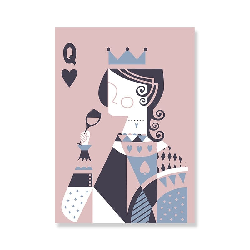 Arthia Designs - King & Queen Card Drinking Canvas Art - Review