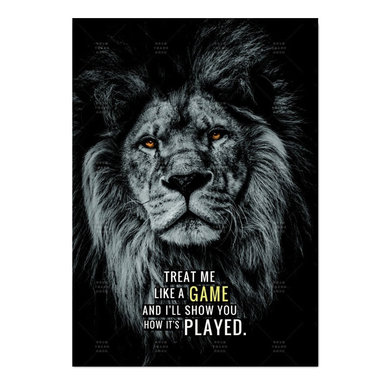 Arthia Designs - Never Give Up Animal Quotes Canvas Art - Review