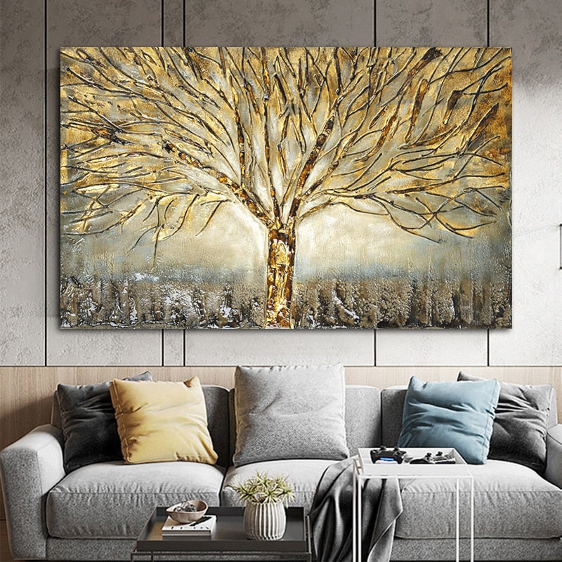 Arthia Designs - Golden Tree Canvas Art - Review