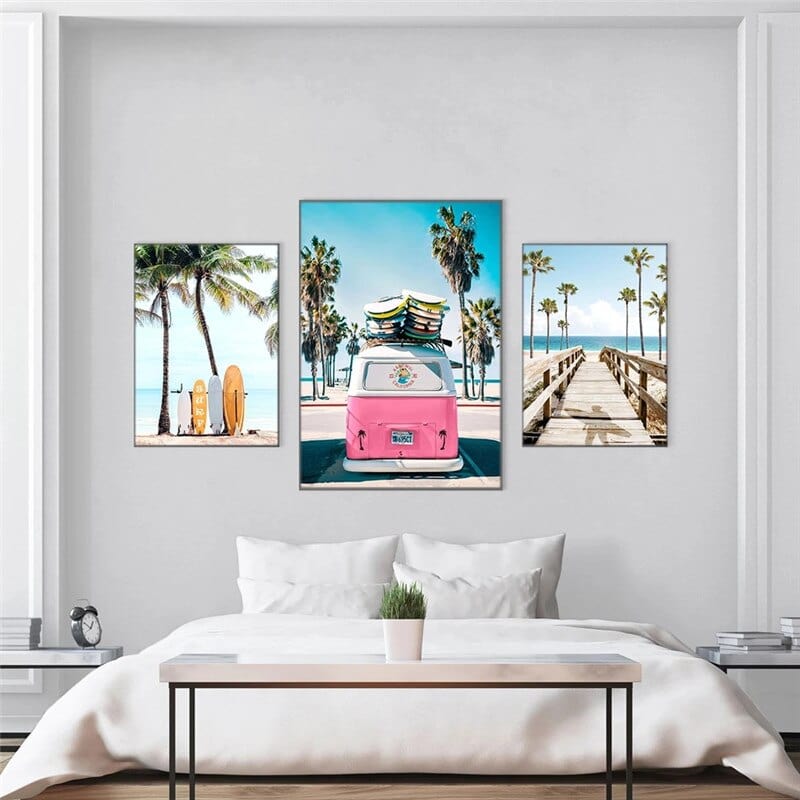 Arthia Designs - Modern Tropical Beach Landscape Canvas Art - Review