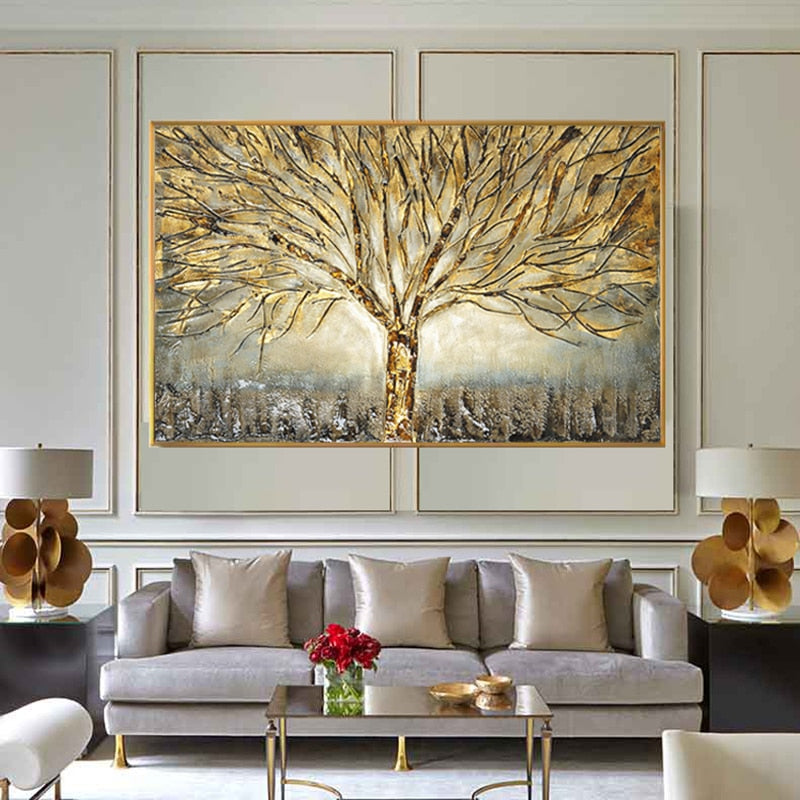 Arthia Designs - Golden Tree Canvas Art - Review