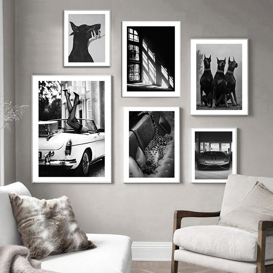 Arthia Designs - Black and White Old Money Lifestyle Canvas Art - Review