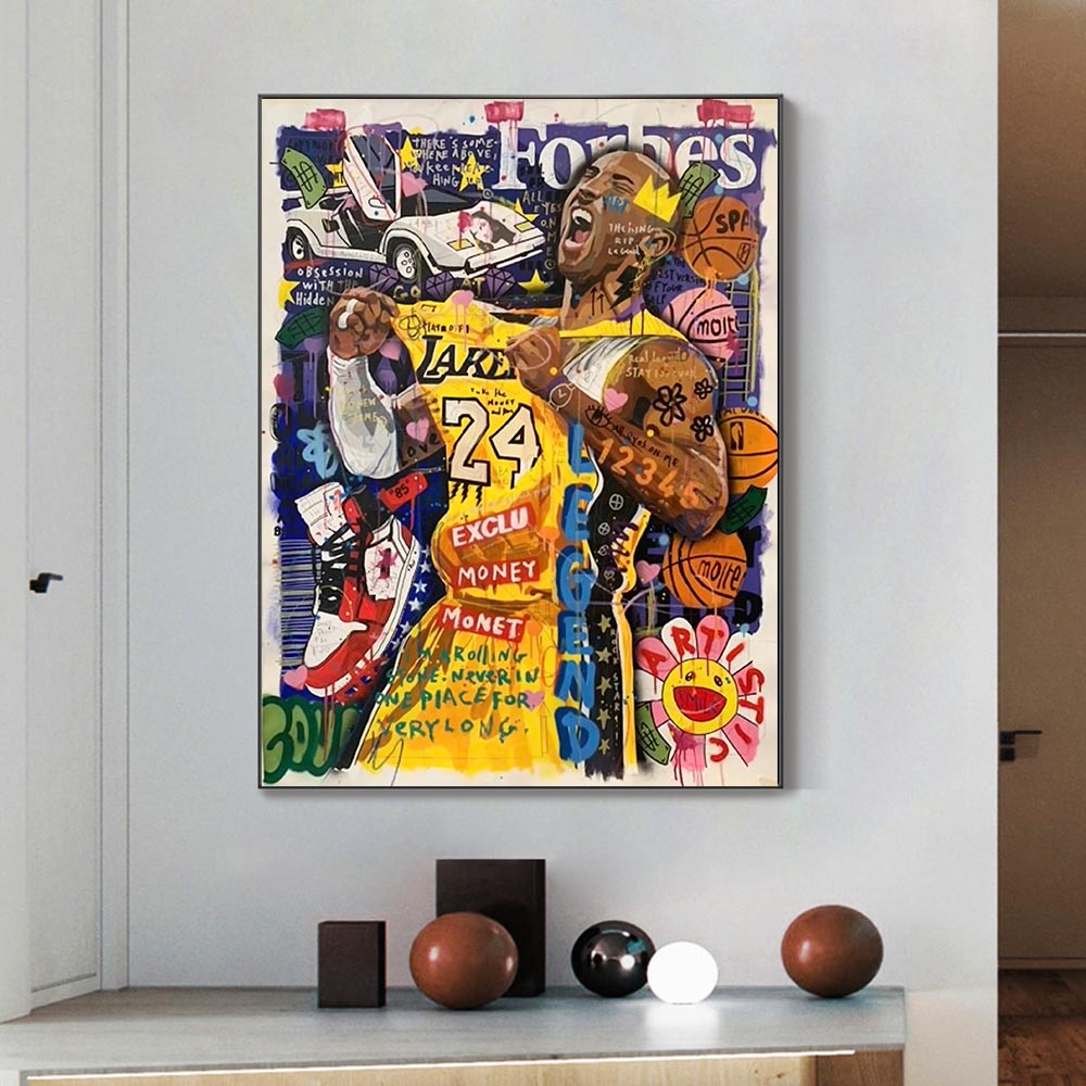 Arthia Designs - Street Basketball Player Graffiti Canvas Art - Review