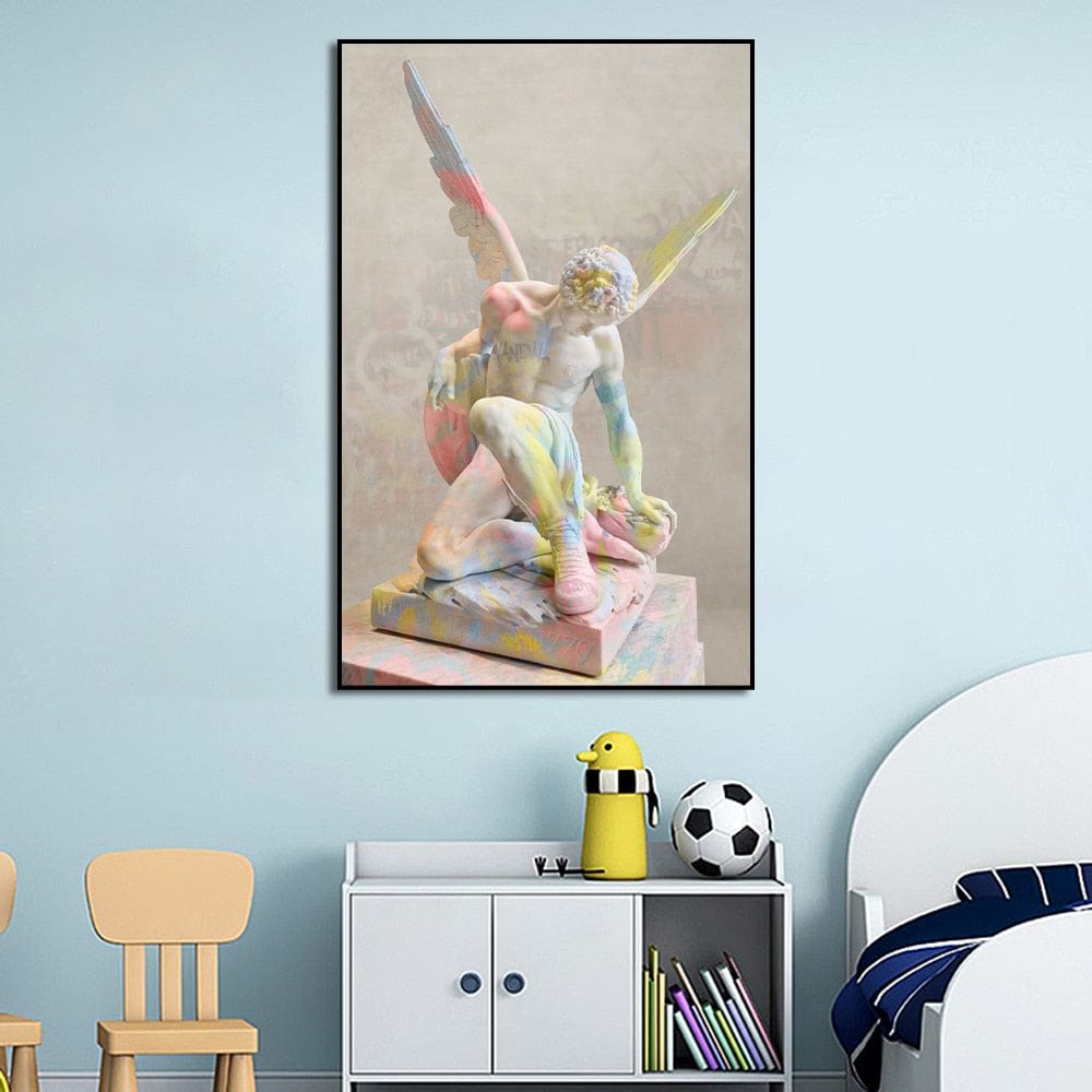 Arthia Designs - Graffiti Renaissance Angel Sculpture Canvas Art - Review