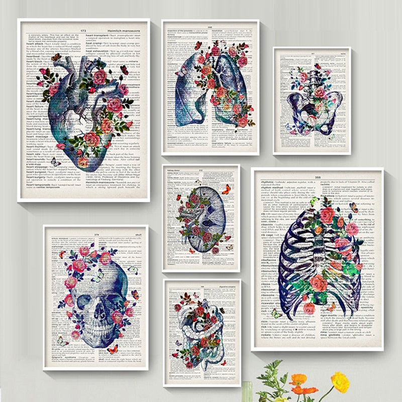 Arthia Designs - Vintage Human Organs Anatomy Canvas Art - Review