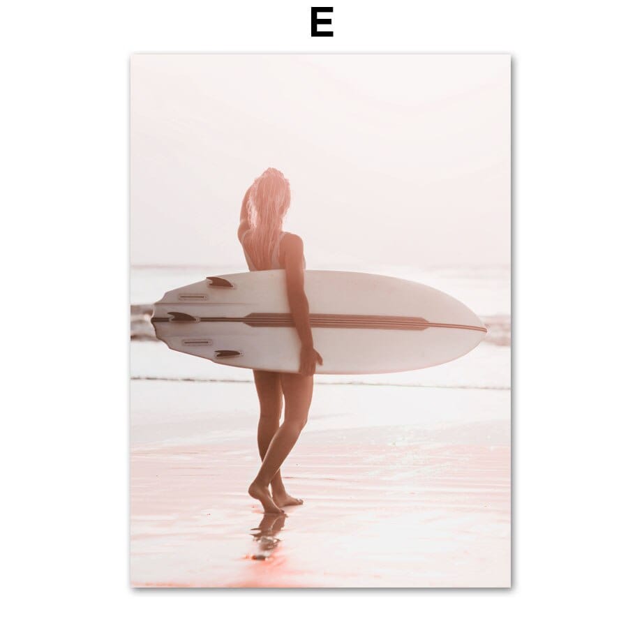 Arthia Designs - Pink Sunset Surfing Time Canvas Art - Review