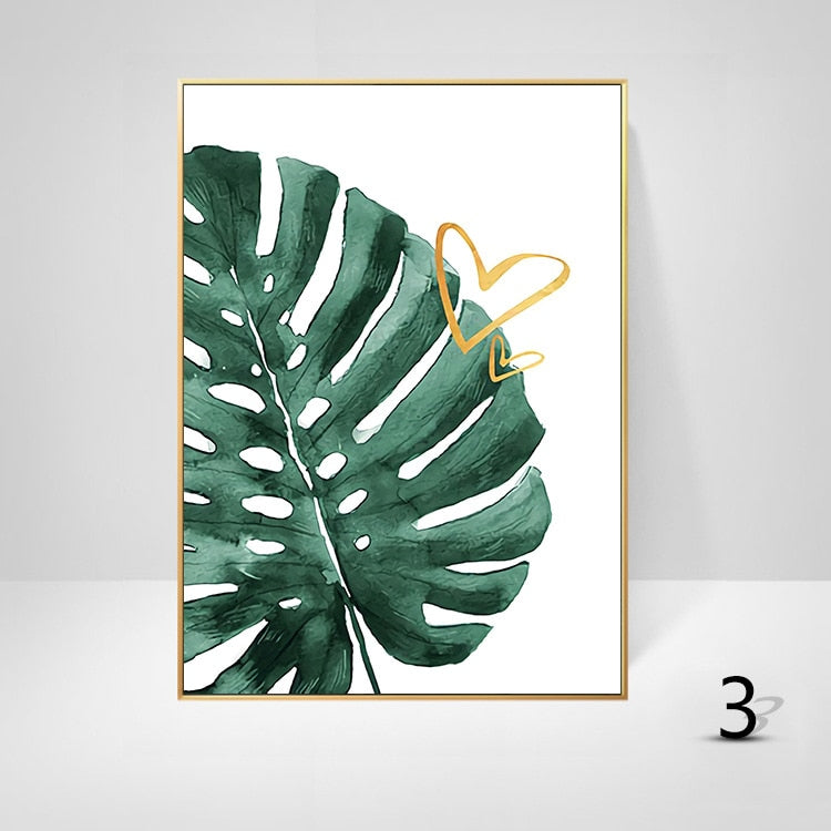 Arthia Designs - Green Plant Leaves Pineapple Canvas Art - Review