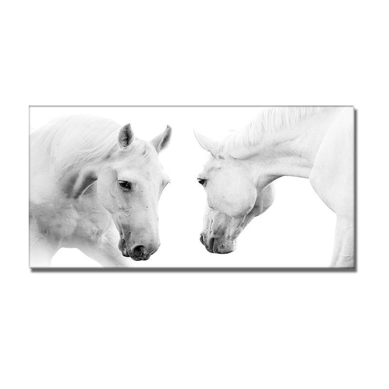 Arthia Designs - Seven Running White Horse Canvas Art - Review