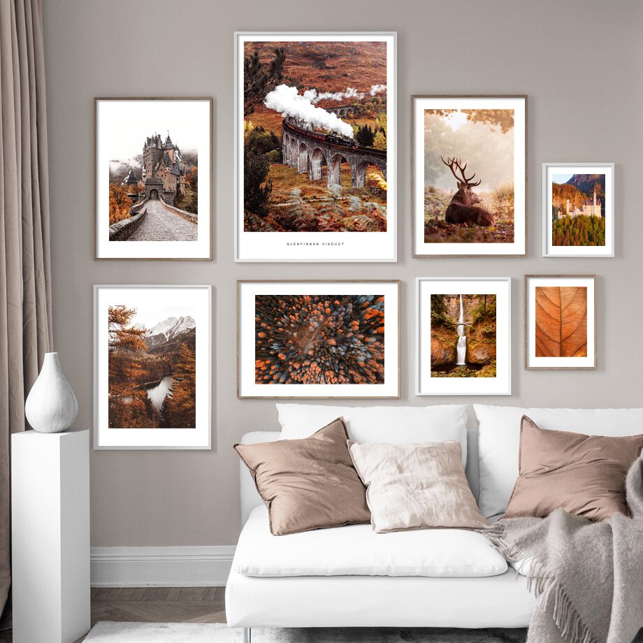 Arthia Designs - Autumn Forest Castle Canvas Art - Review