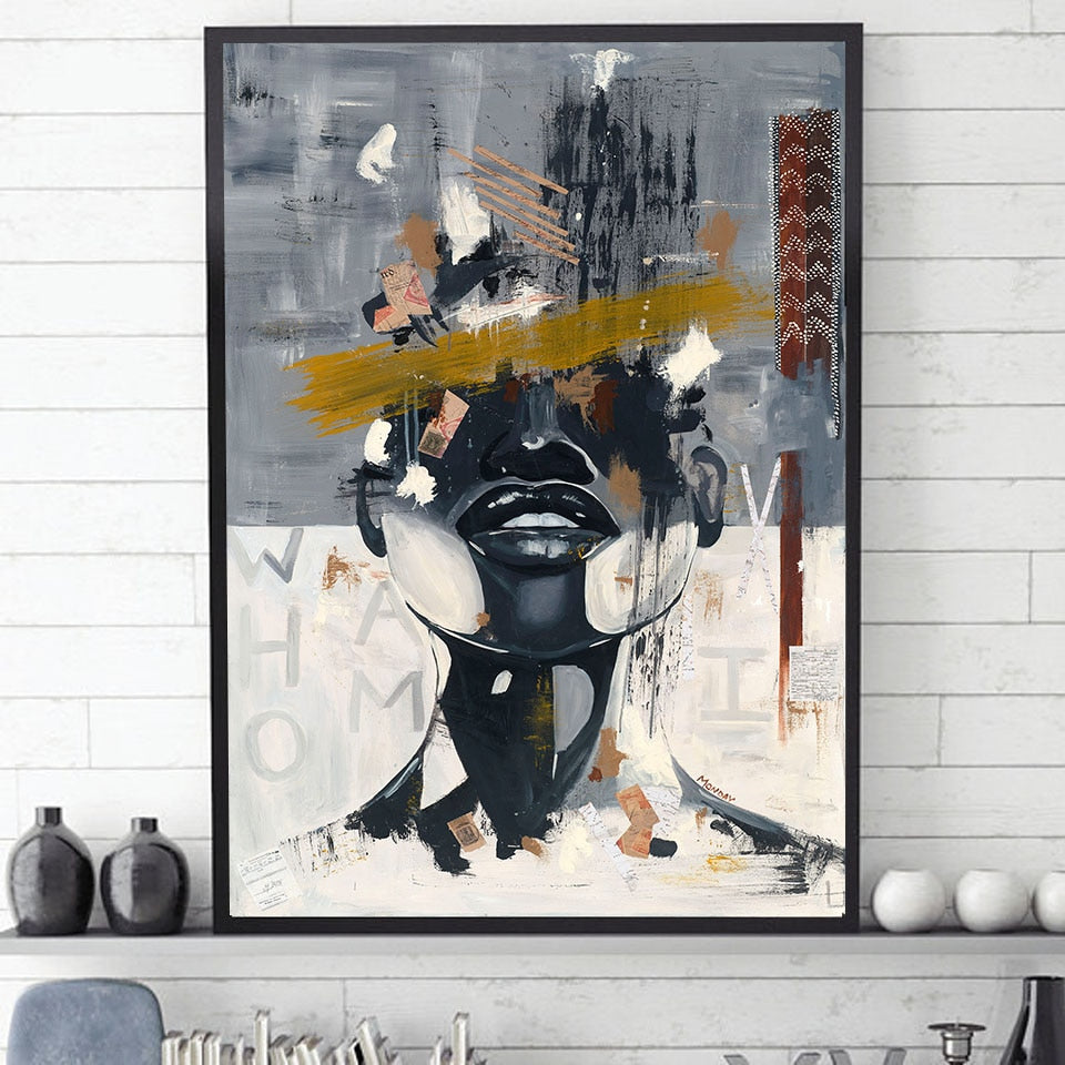 Arthia Designs - Abstract Woman Face Fashion Canvas Art - Review