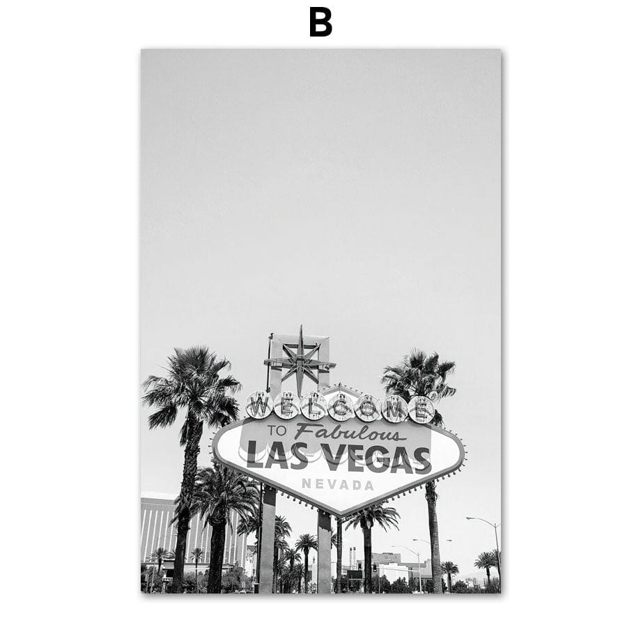 Arthia Designs - Black & White Palm Springs Lifestyle Canvas Art - Review