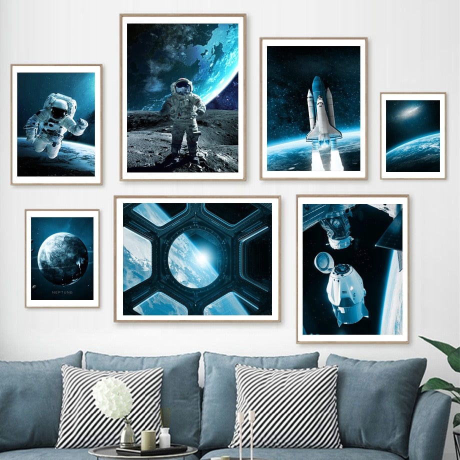 Arthia Designs - Astronaut Moon Expedition Canvas Art - Review