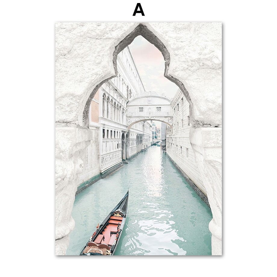 Arthia Designs - Venice Canal Amalfi Arch Canvas Art - Review