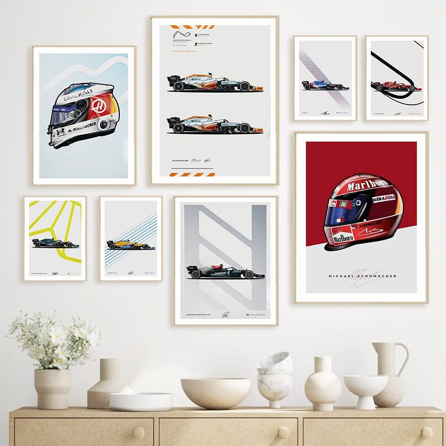 Arthia Designs - Formula One Cars Collection Canvas Art - Review