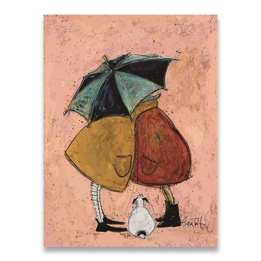 Arthia Designs - Classic Abstract Funny Cartoon Canvas Art - Review