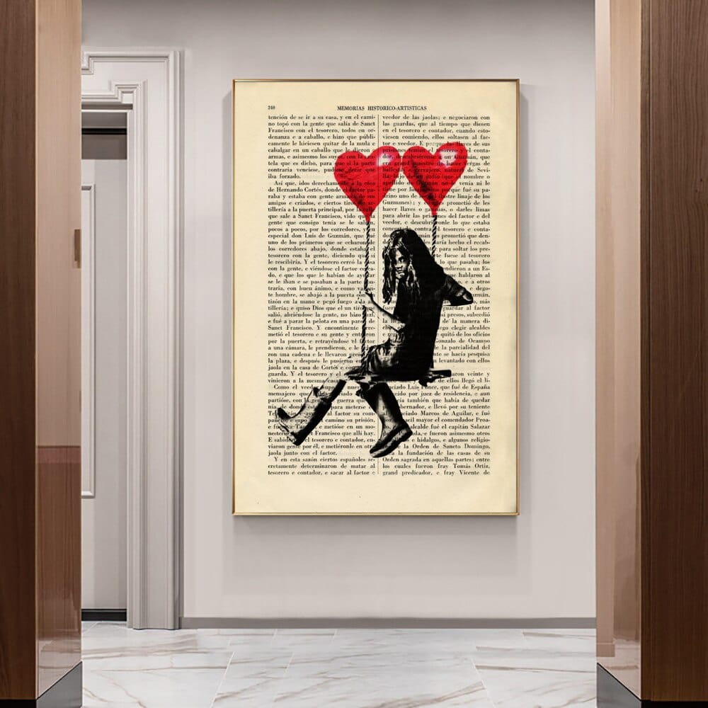 Arthia Designs - Banksy Book Page Poster Canvas Art - Review