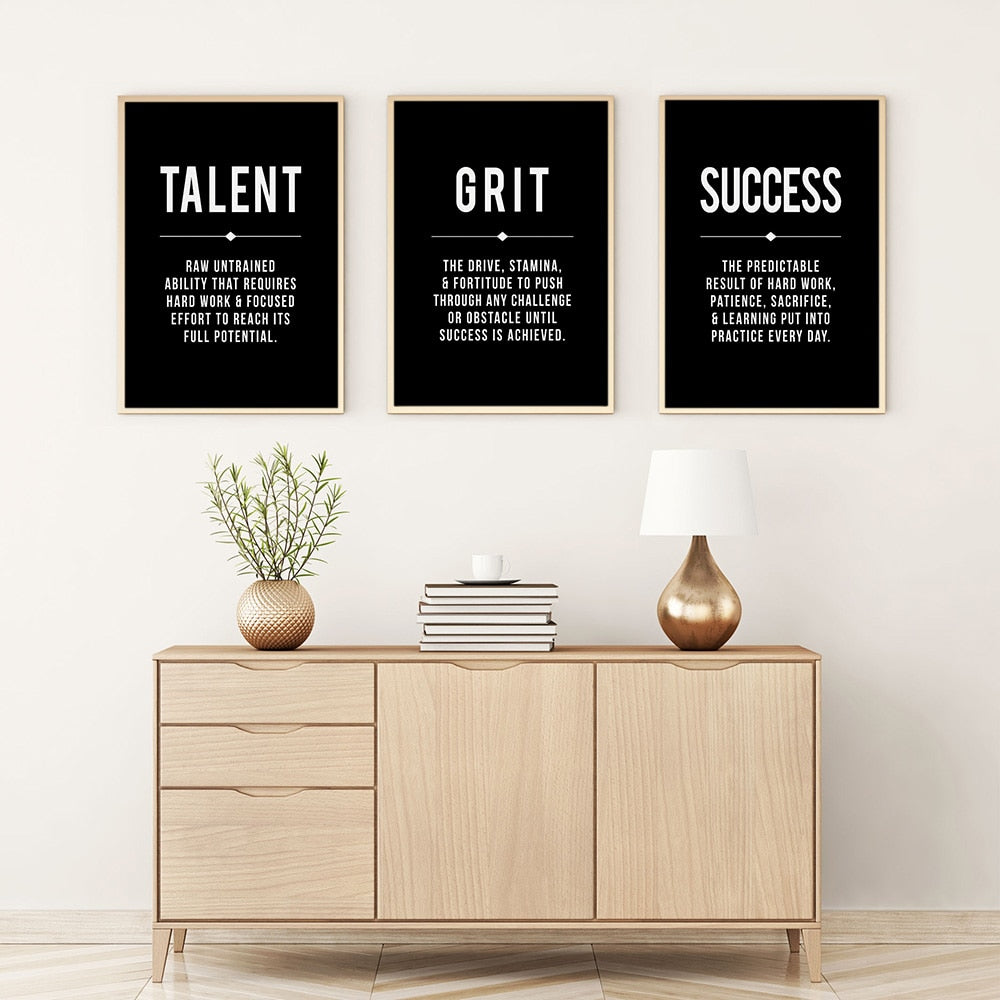 Arthia Designs - Grind Hustle Success Motivational Canvas Art - Review