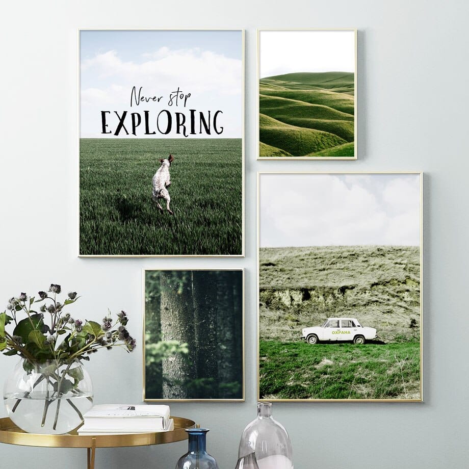 Arthia Designs - Exploring Grassland Train Rail Canvas Art - Review