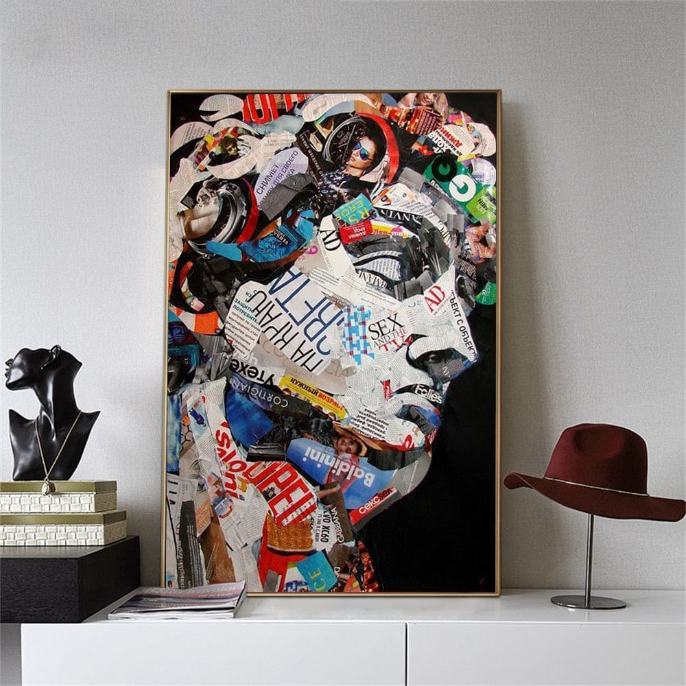 Arthia Designs - Graffiti David Head Painting Canvas Art - Review