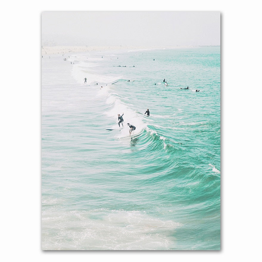 Arthia Designs - California Beach Surfing Canvas Art - Review