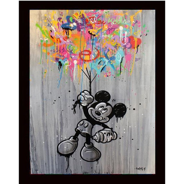 Arthia Designs - Graffiti Disney Mickey Mouse Canvas Art - Review